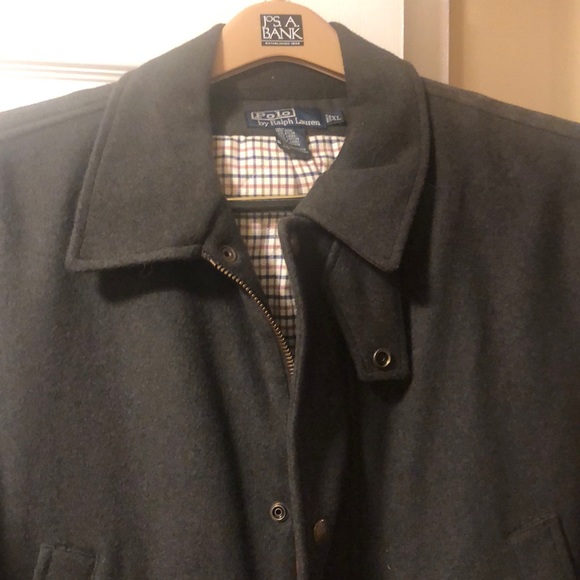 Gray Polo jacket , never worn! Peacoat material - Picture 3 of 7